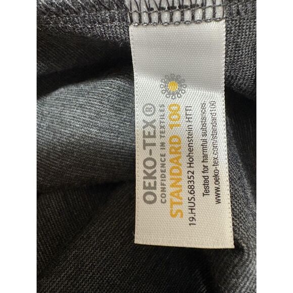 Lands End Outfitters Dress Womens 18W Gray Short Sleeve Knit Shift Pockets - Picture 6 of 8